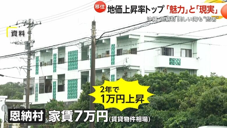 家賃が上昇する恩納村の賃貸物件