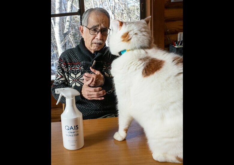 お父さんもパンチされたくはないけど…（提供：MARCOさん）