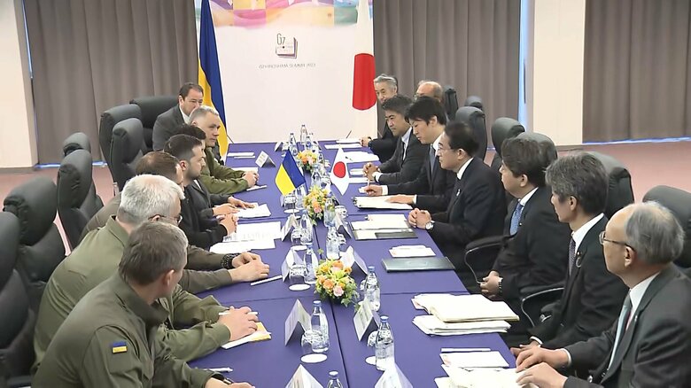 日・ウクライナ首脳会談