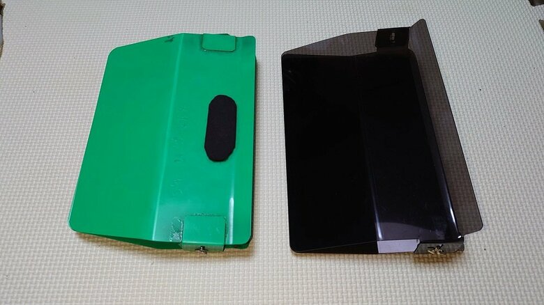 左：改良前　右：改良後