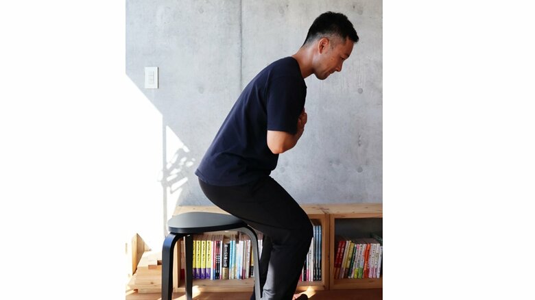 3秒かけてゆっくり「下ろす」ことがポイント