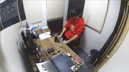 防音室内の参加者（出典：東京都市大学）