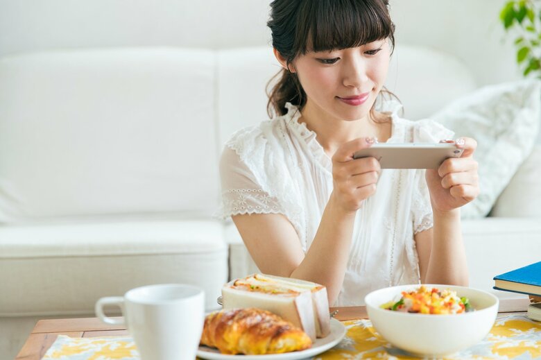 スマホアプリで記録してもいい（画像はイメージ）