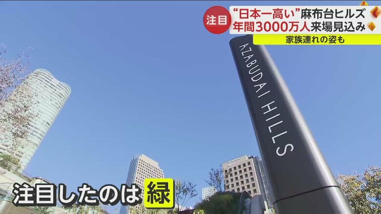 麻生台ヒルズの注目ポイントの1つは1つは“緑”