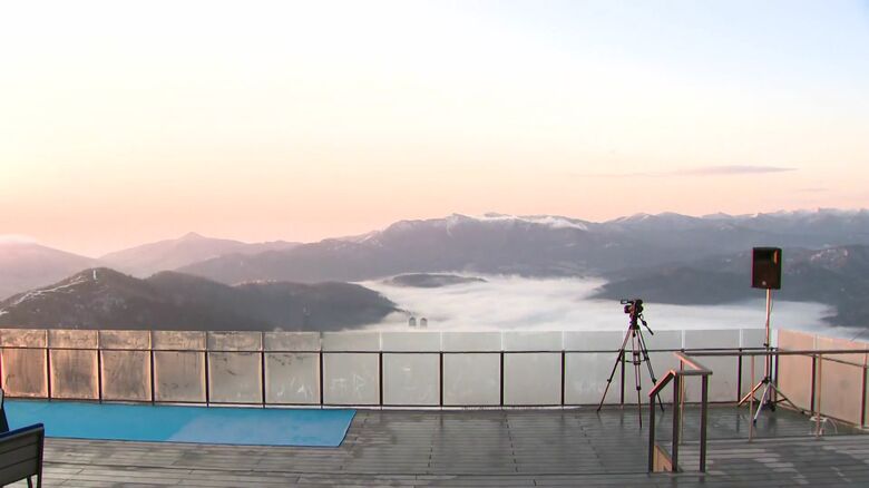 雄大な雲海が出現