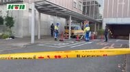 図書館の敷地内で歩行者2人が車にはねられる事故　女性1人が意識不明の重体