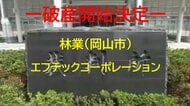 岡山市中区の林業「エフテックコーポレーション」破産開始決定　負債１．１億円か【岡山】