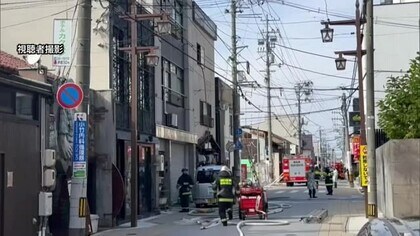 「1階から火が出ている。早く来てください」と通報　米子市の繁華街で火事　4棟焼ける（鳥取）