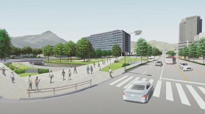 長野県警本部の独立庁舎は合同庁舎北側の駐車場周辺に建設　県庁周辺の整備方針案まとまる