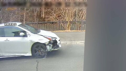 「どんな勢いでぶつかったんだ」当て逃げ、さらにひき逃げ　車を警察が押収も所有者はおらず　北海道・千歳市