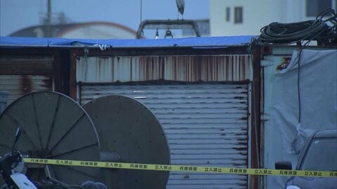 左目と腹に刃物が刺さった男性が死亡　コンテナ内で発見　事件と事故の両面で捜査　神戸市須磨区