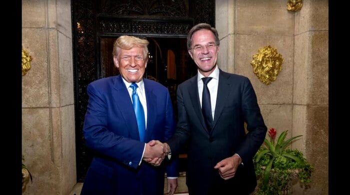 11月22日にはNATOのルッテ事務総長がフロリダ州パームビーチを訪れトランプ次期大統領と会談