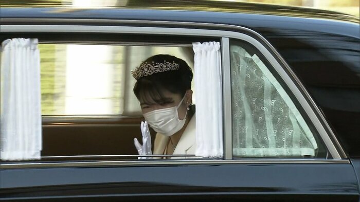 去年12月5日 仙洞仮御所を訪問される愛子さま