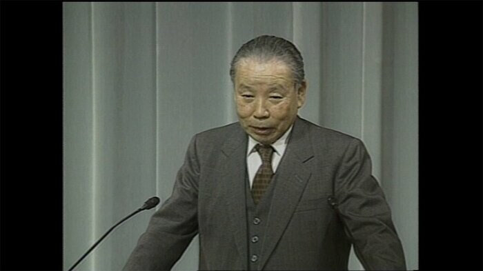 内閣官房副長官時代の石原信雄さん(1995年)