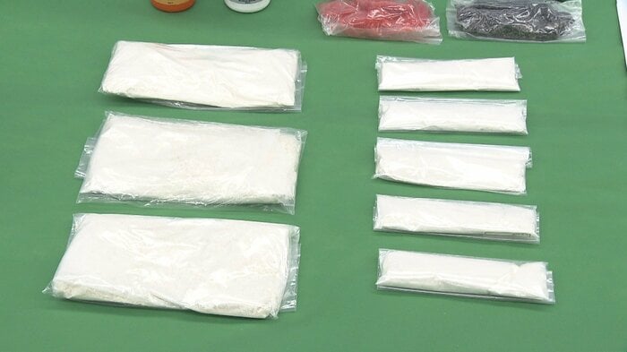 東京税関で押収されたコカイン