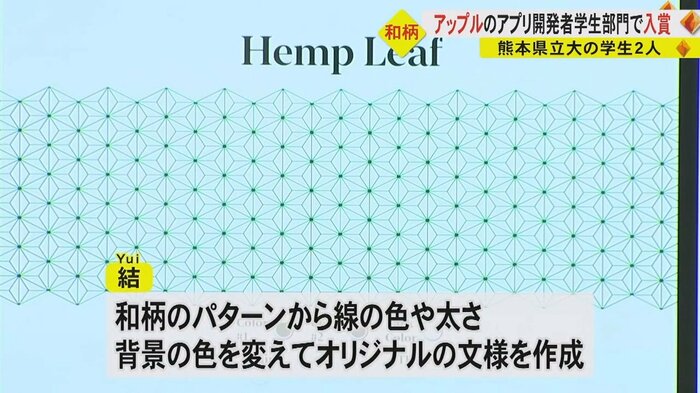 山田さんが開発したアプリ「結」