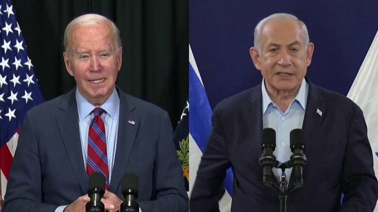 バイデン大統領とネタニヤフ首相電話会談　ハマス拘束人質の全員解放に向け連携確認｜FNNプライムオンライン