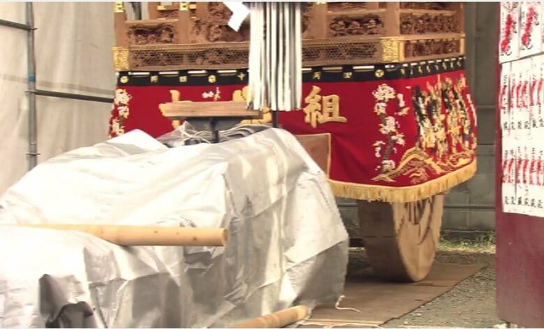 「やぐら祭」で26歳男性がやぐらにひかれ死亡　男性の組は祭り参加を中止　大阪・泉南市｜FNNプライムオンライン