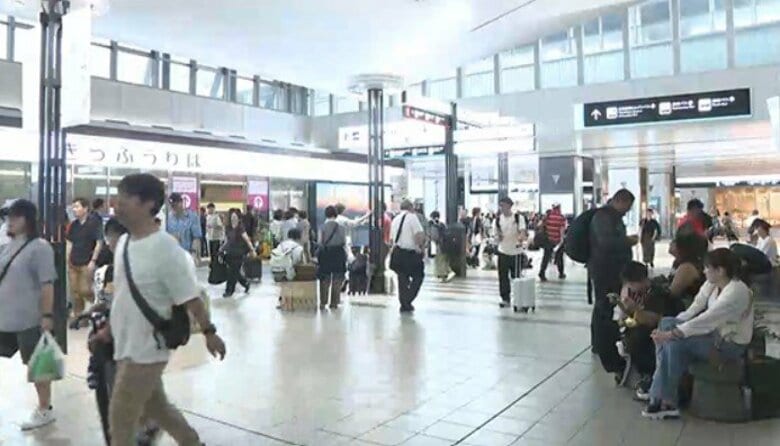 ＪＲ在来線　山陽線：広島ー三原で運転見合わせ　呉線：広島―広 運転再開へ　大雨影響※10日18時現在｜FNNプライムオンライン