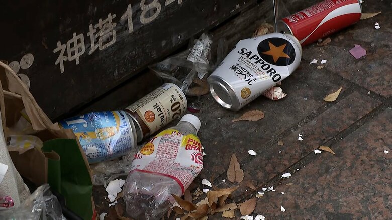 ゴミのポイ捨て“2万円”の罰則条例が渋谷区で成立…飲食店やコンビニもゴミ箱設置義務化へ　店名公表や5万円の過料も｜FNNプライムオンライン