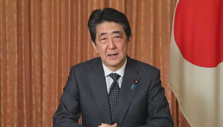 安倍首相のビデオメッセージ(提供:民間憲法臨調・憲法国民の会)