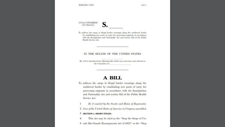 法案(クルーズ上院議員のHPより)