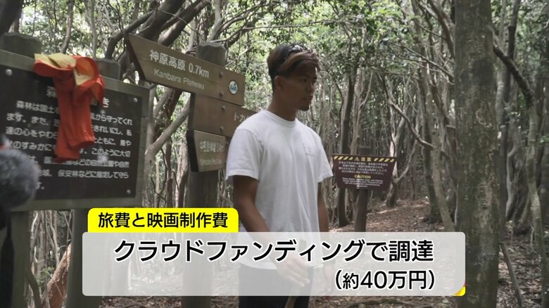 旅費と映画制作費をクラウドファンディングで調達