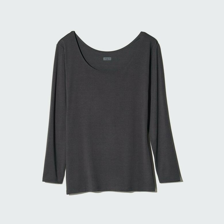 ヒートテックUネックT8分袖（提供：ユニクロ）