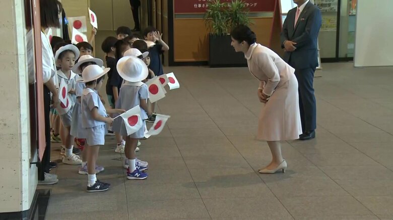 佐賀県を訪問された愛子さま