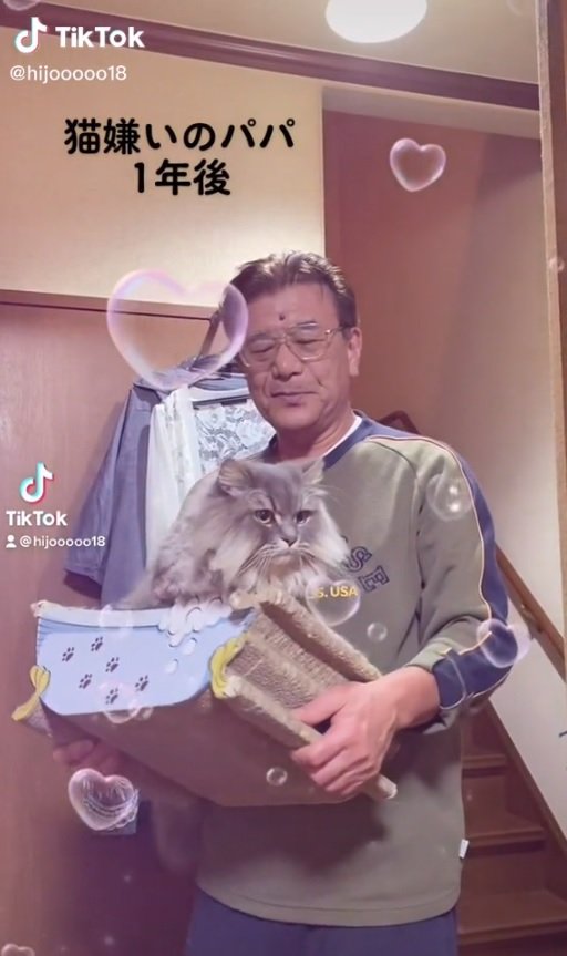 「おやすみの歌」をうたってユラユラ…するお父さん