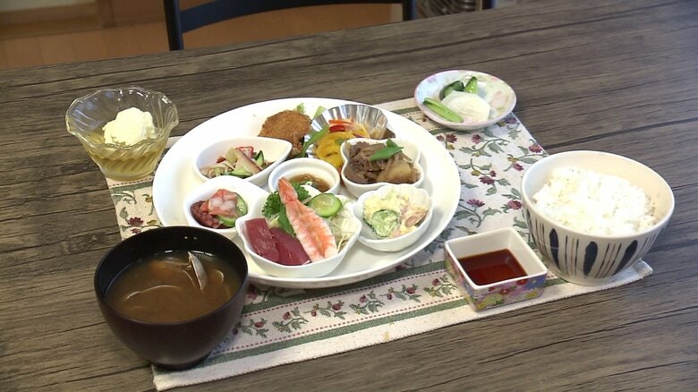 ランチセットの一例・1000円（税込み）