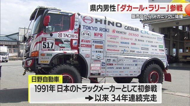 砂漠広がるサウジアラビアの地でトラブルに見舞われても乗り越え34年連続完走は想像を絶する