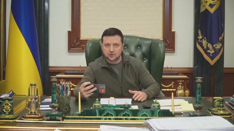 ウクライナ　ゼレンスキー大統領　7日