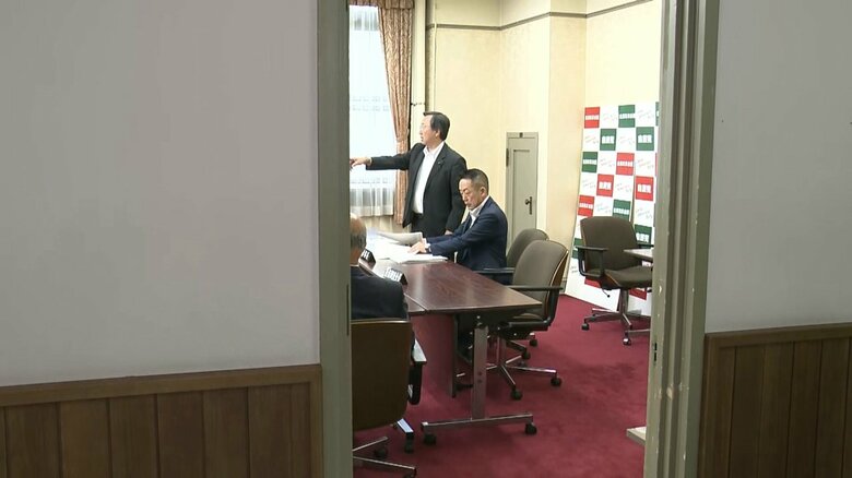 自民改革会議の役員会（10月5日）