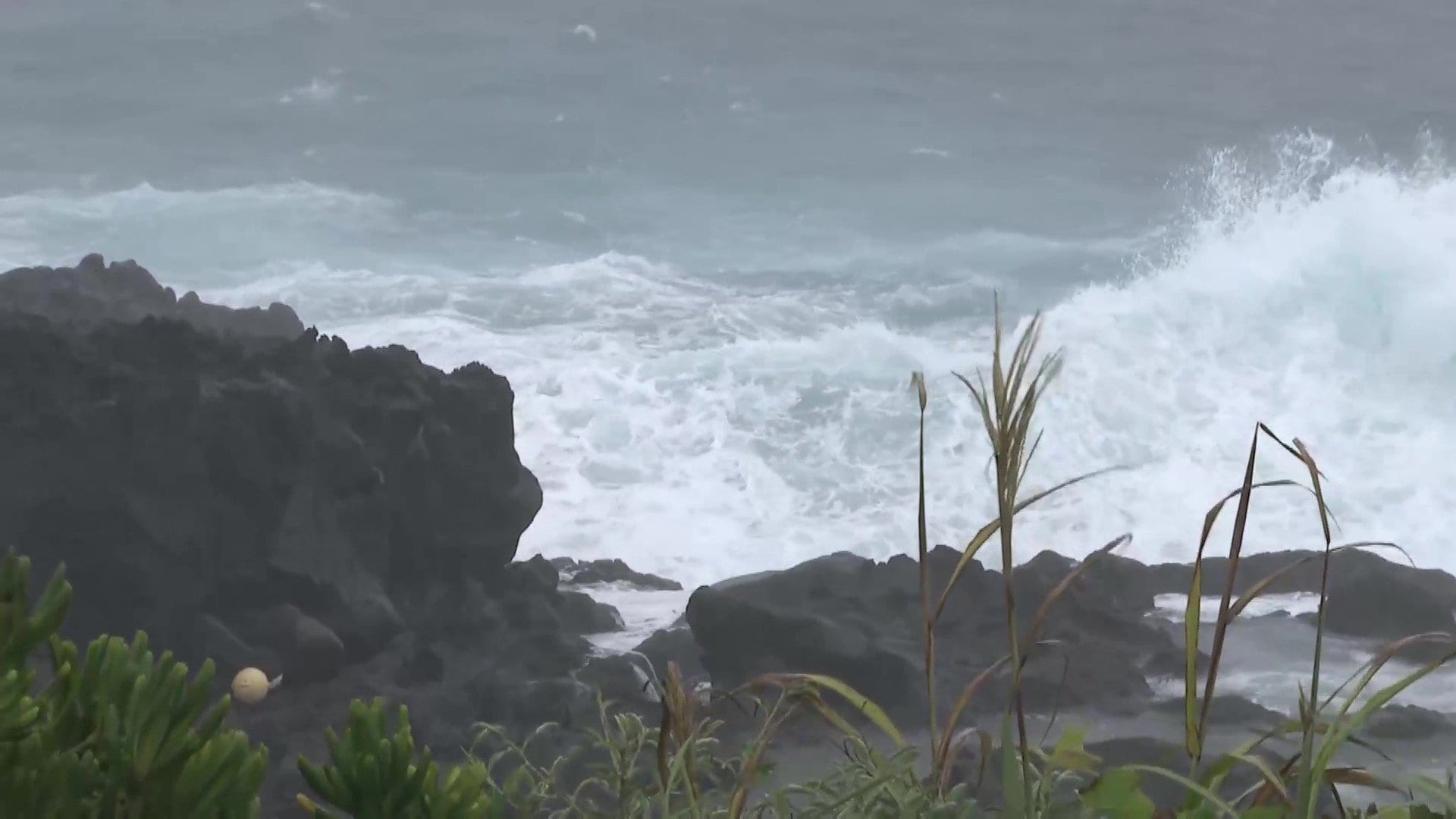 台風25号、21日にも八丈島に接近　激しい雨や風が断続的に続く　島内3カ所に避難所開設