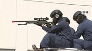 市街地への出没想定したクマ対応訓練　岩手県警がライフル銃での駆除手順確認