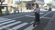 「電動キックスケーター」で別府を観光　タクシー不足課題の観光地の移動手段として定着するか…実証実験スタート