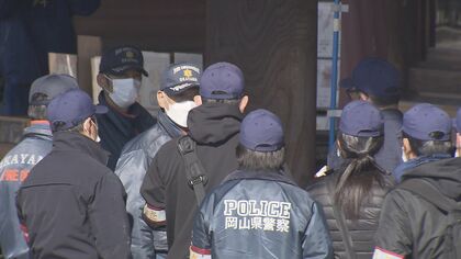 西大寺会陽「裸祭り」で意識不明男性３人のうち１人が死亡の事故　警察が当時の状況確認【岡山・岡山市】