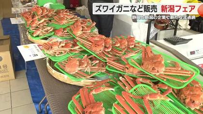 新潟の海の幸を静岡で販売　県をまたいだビジネスマッチングで新たな流通網　中部横断道開通で清水銀行が橋渡し役に　　