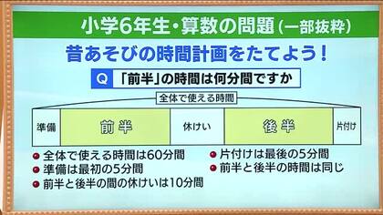 全国学力テスト　どんな問題が出た？日常でも必要な「考える力」を養う　来年度からは全教科オンラインへ