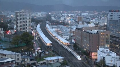 【速報】東海道新幹線が一時運転見合わせ　強風の影響で熱海ー新富士駅間の上下線　先ほど運転再開　　