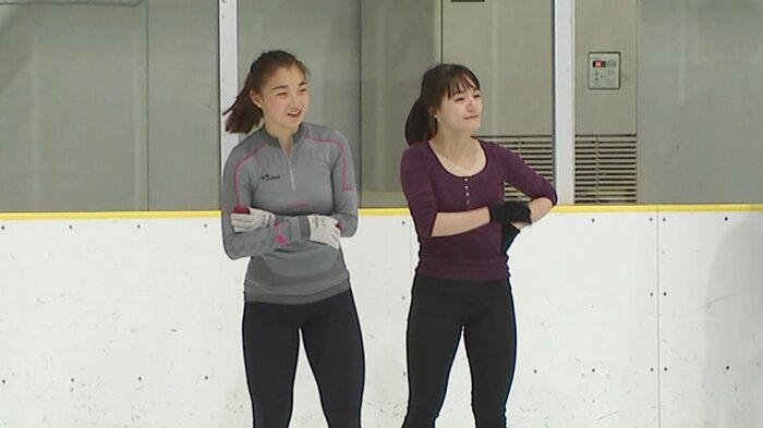 2019年に行われた合宿。坂本と籠谷