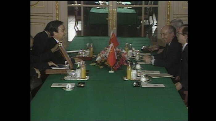 海部首相×ソ連大統領会談(港区元赤坂 迎賓館)