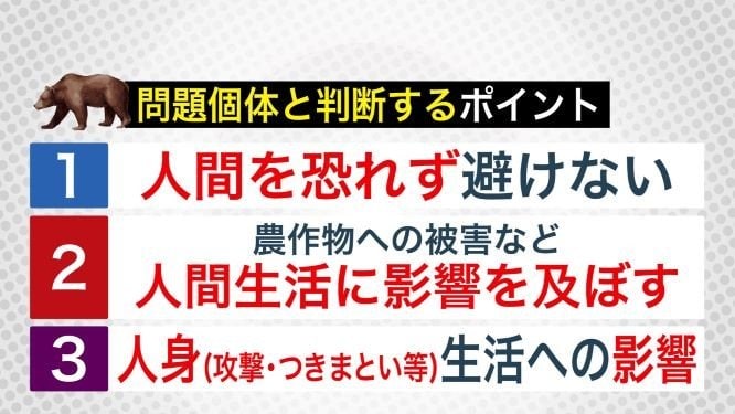 問題個体と判断するポイント