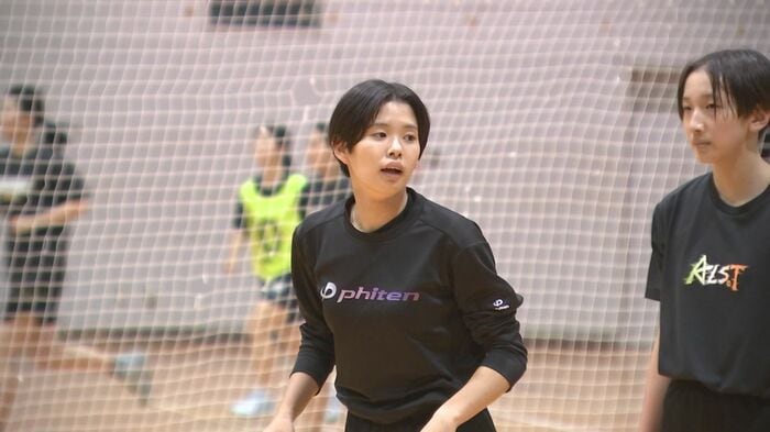 エースの田村涼栞主将（3年）