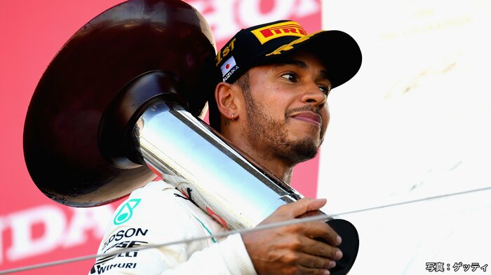 メルセデス時代の2018年、鈴鹿で優勝