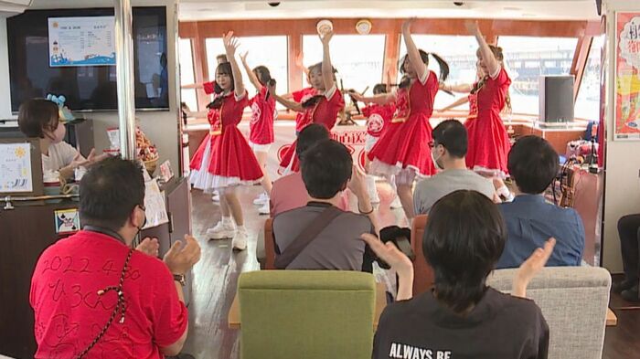SCK GIRLSの船上ライブ