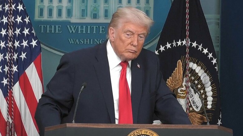 トランプ大統領「世論調査は全て詐欺的」　支持率低迷でNYタイムズやCNNなど名指しで批判「あらゆる措置を取る」｜FNNプライムオンライン