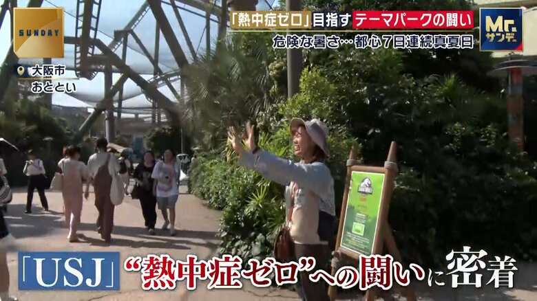 「巨大ミストファン」に「オアシス隊」USJが目指す本気の「熱中症ゼロ」対策　急増する熱中症「後遺症」にならないためには？医師「十分な応急処置を」｜FNNプライムオンライン
