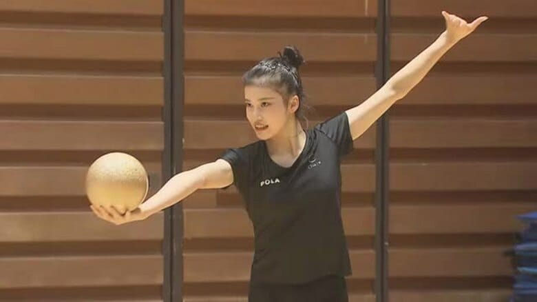 松山出身・西本愛実選手ら新体操日本代表　ロスオリンピック出場権を獲得【愛媛】｜FNNプライムオンライン